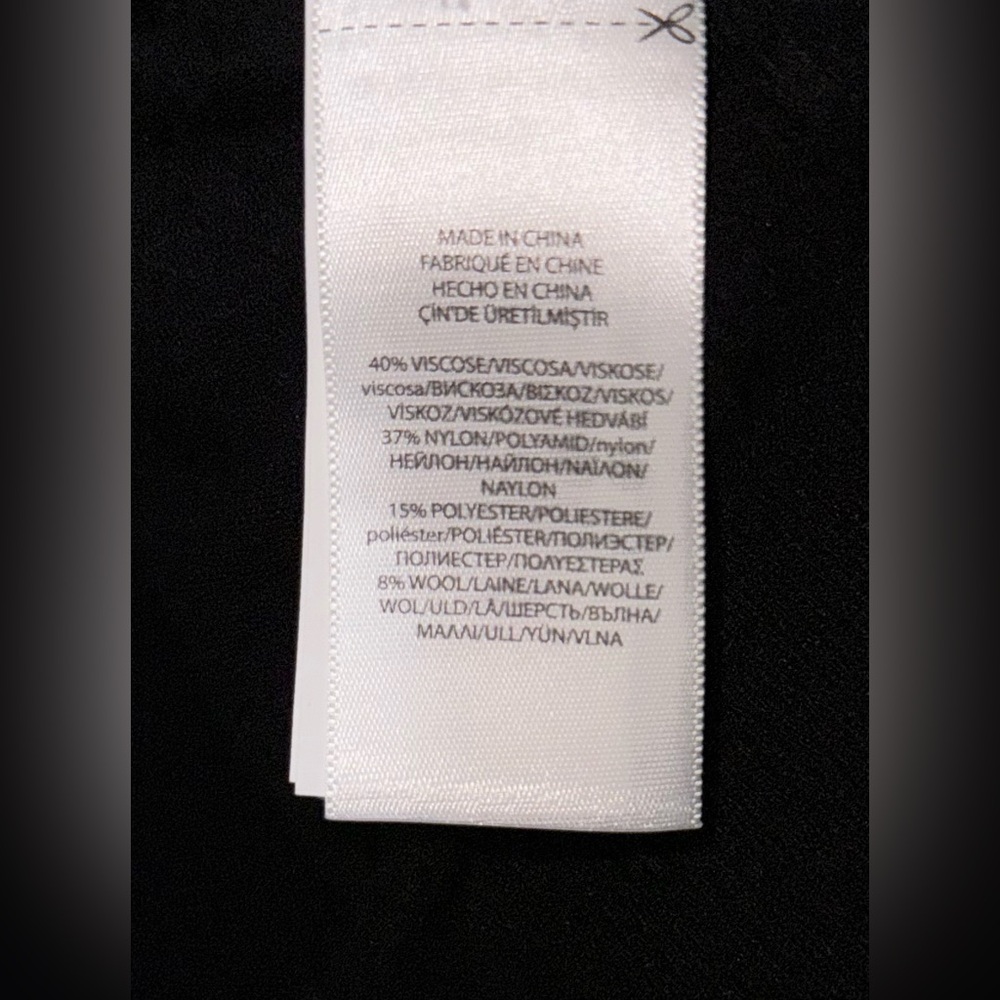 Polo Ralph Lauren Women’s Small Open Front Nylon Blend Cardigan Sweater Pockets - Picture 5 of 6